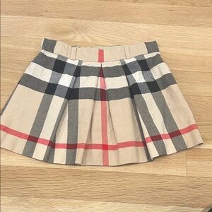 Burberry Classic Check Pleated Skirt